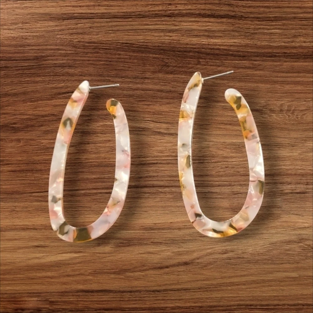 Colorful Acrylic Drop Dangle Earrings